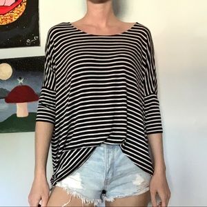 AEO Oversized Striped Shirt-Size M